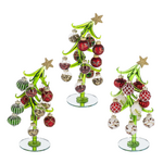 Ganz Gift Slanted Christmas Tree with Ornaments