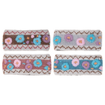 Knit Embroidered Floral Headband