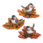 Ganz Gift Autumn Leaves and Bird Figurine
