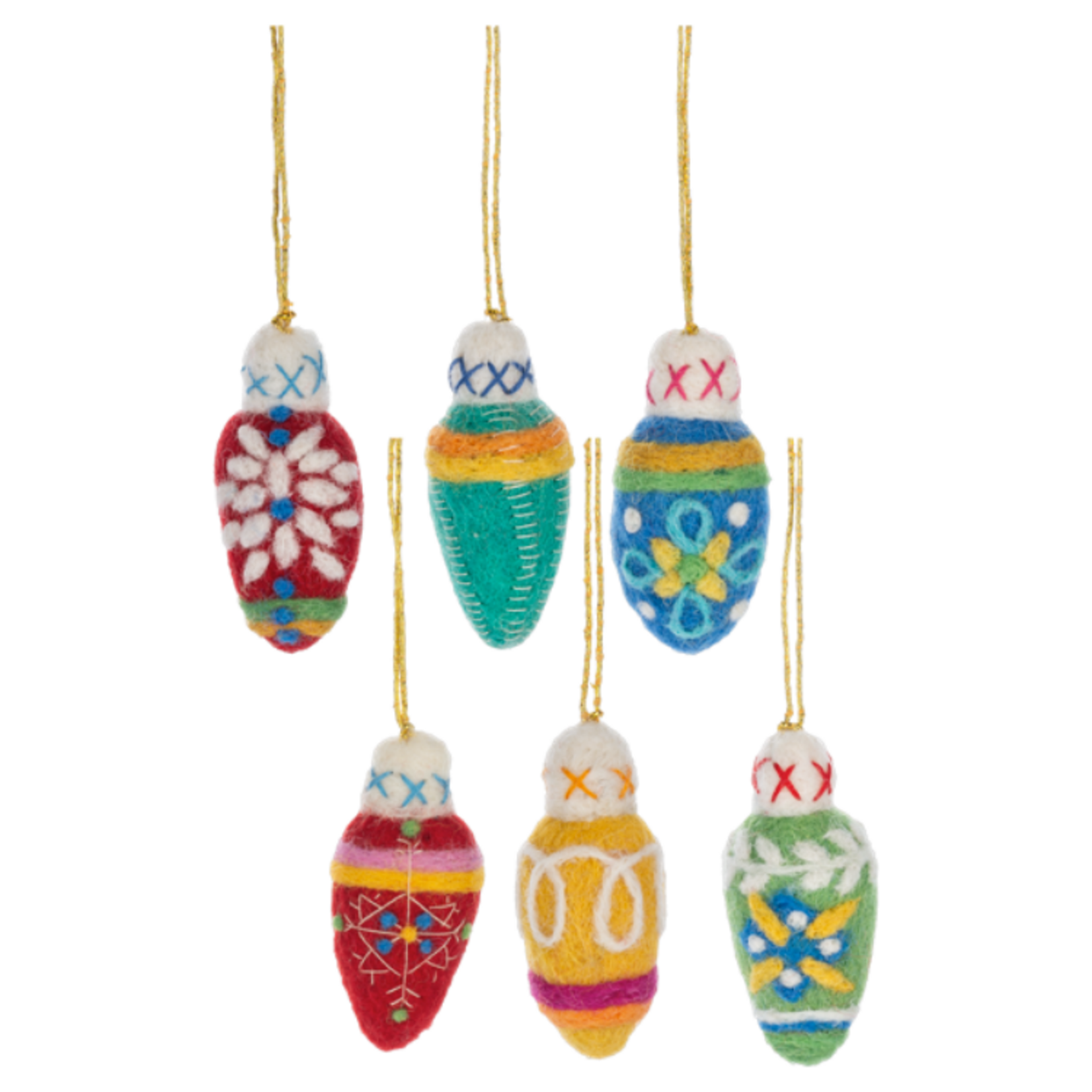 Handcrafted Light Bulb Ornament