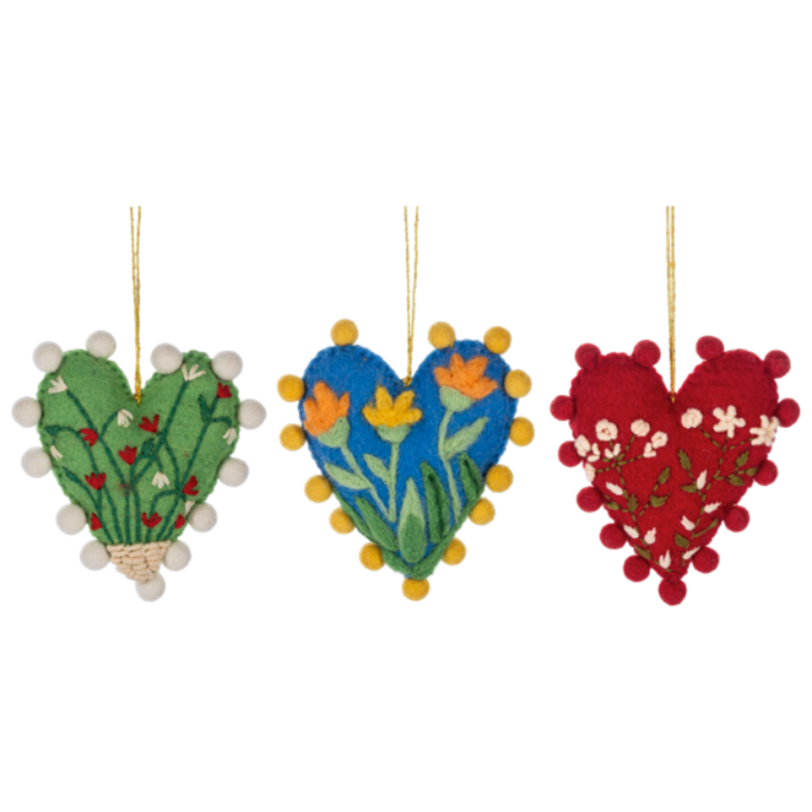 Handcrafted Fancy Heart Ornament