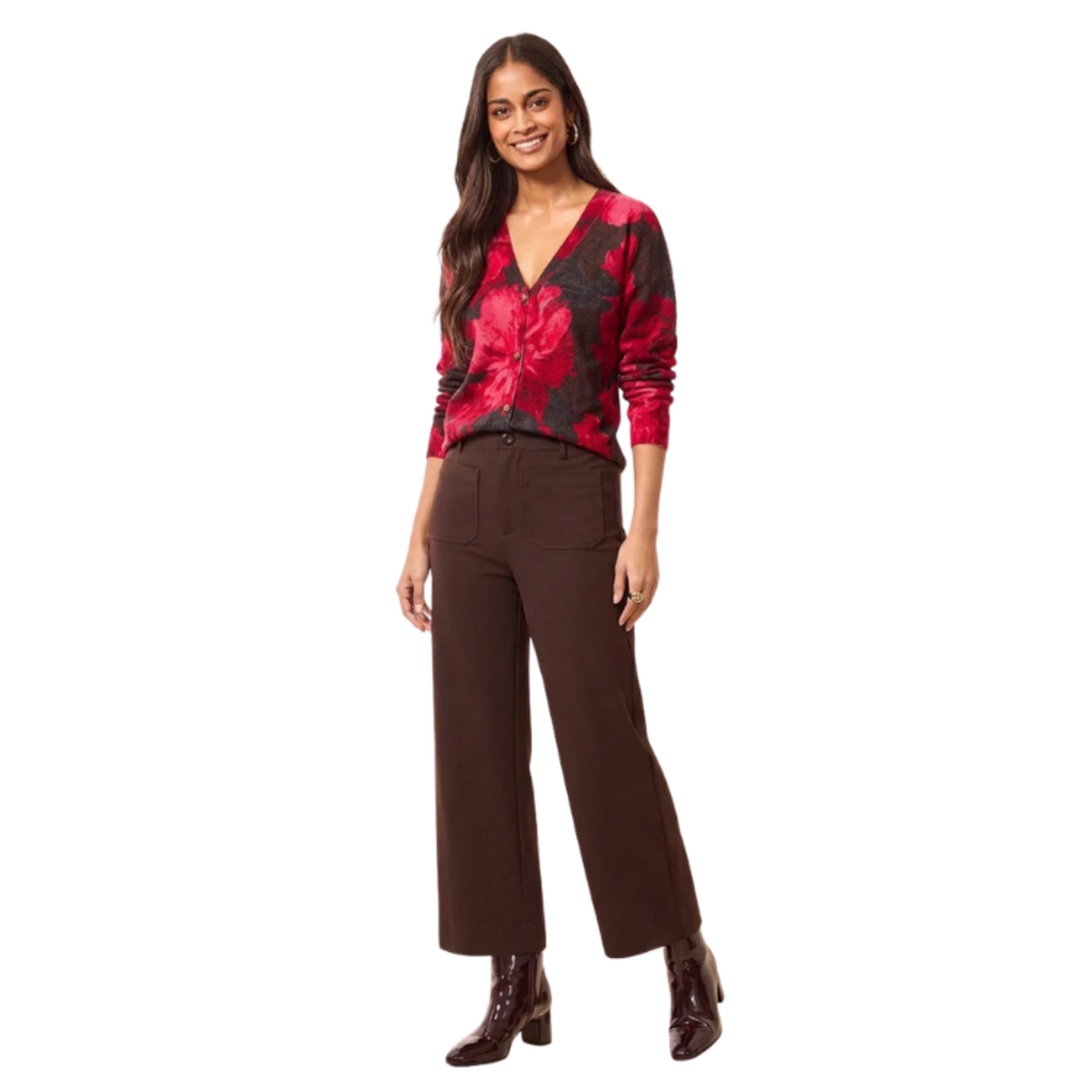 Tribal Tribal - Signature Every Body Ponte High Rise Capri Pants
