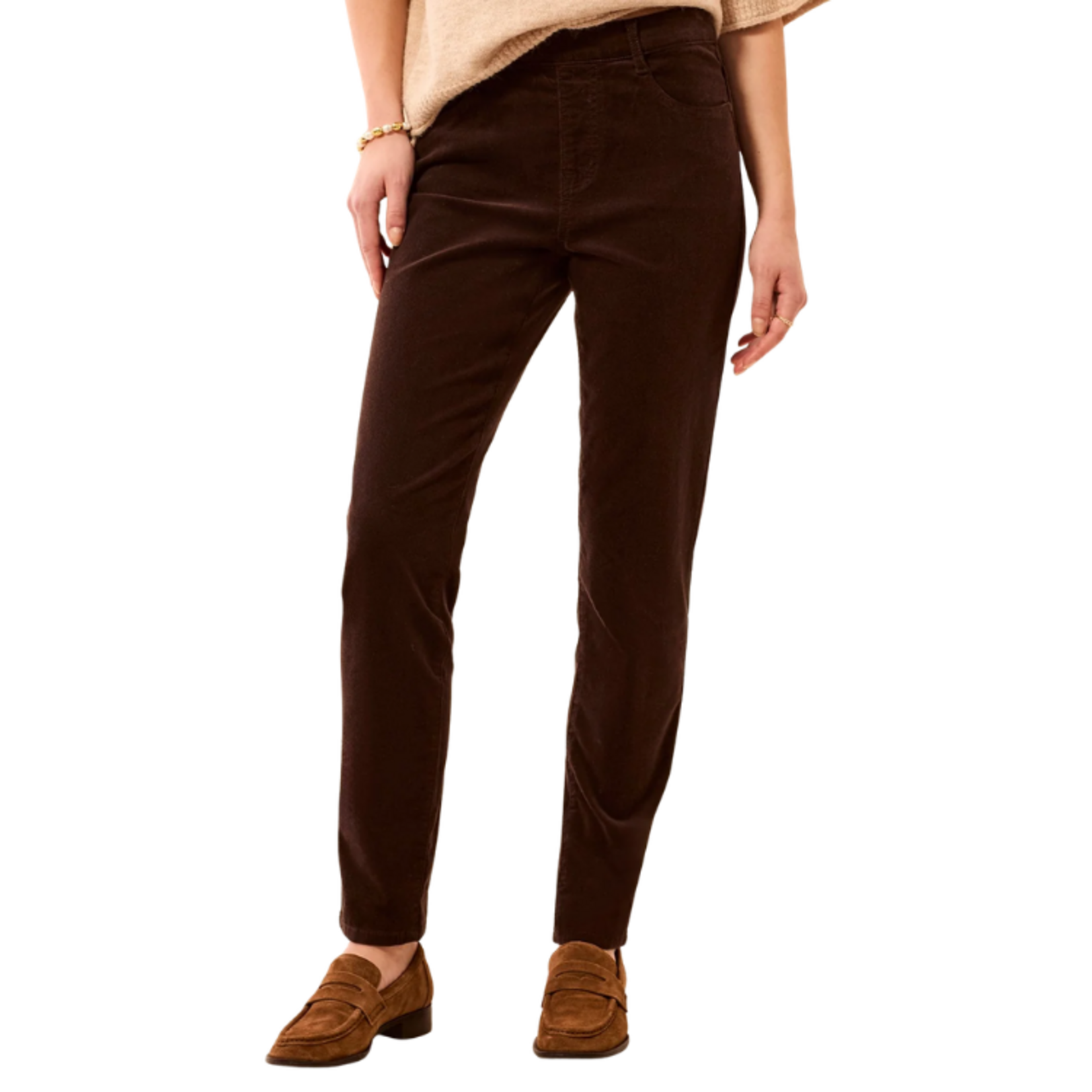 Tribal Tribal - Micro Cord Audrey Pull-On Slim Jeans