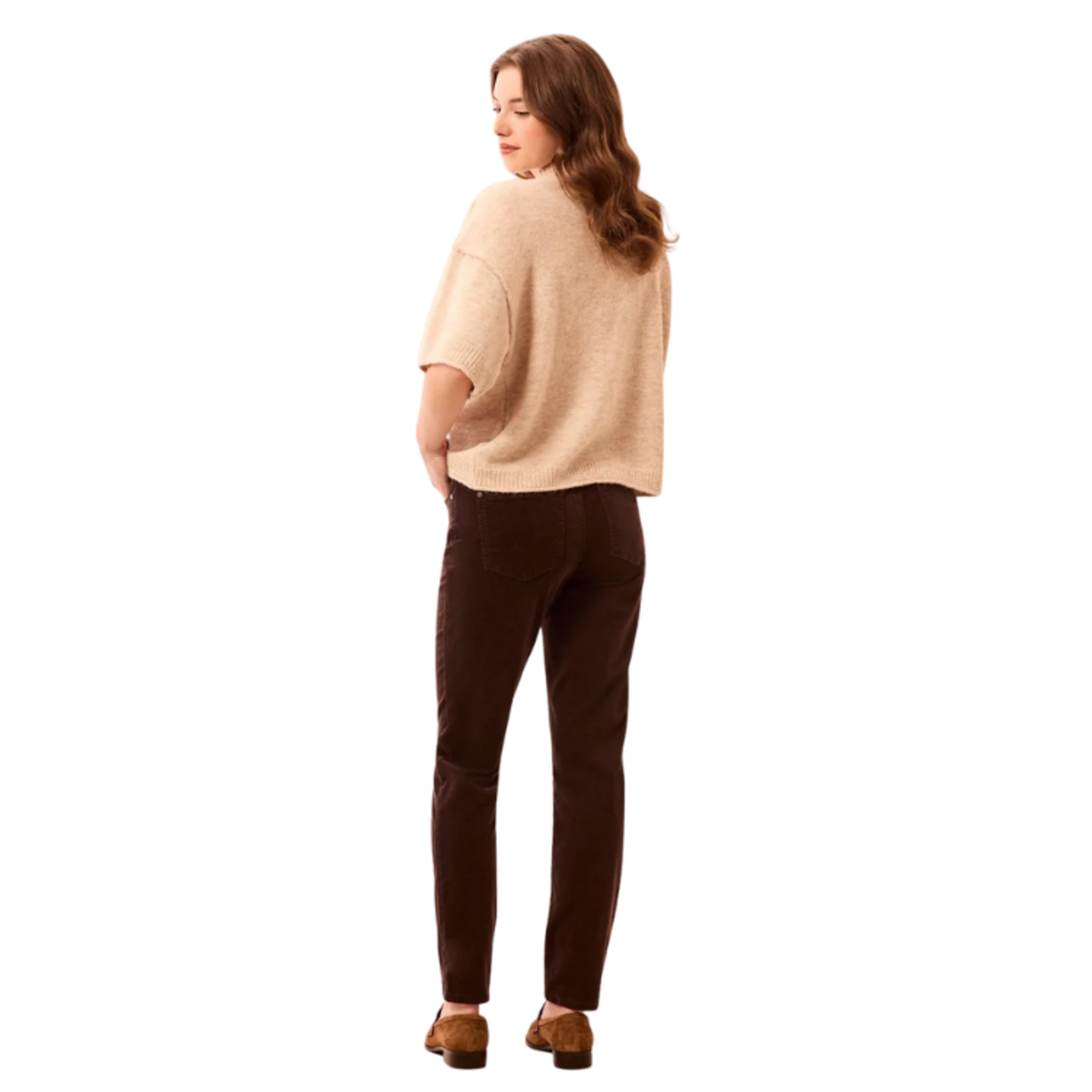 Tribal Tribal - Micro Cord Audrey Pull-On Slim Jeans