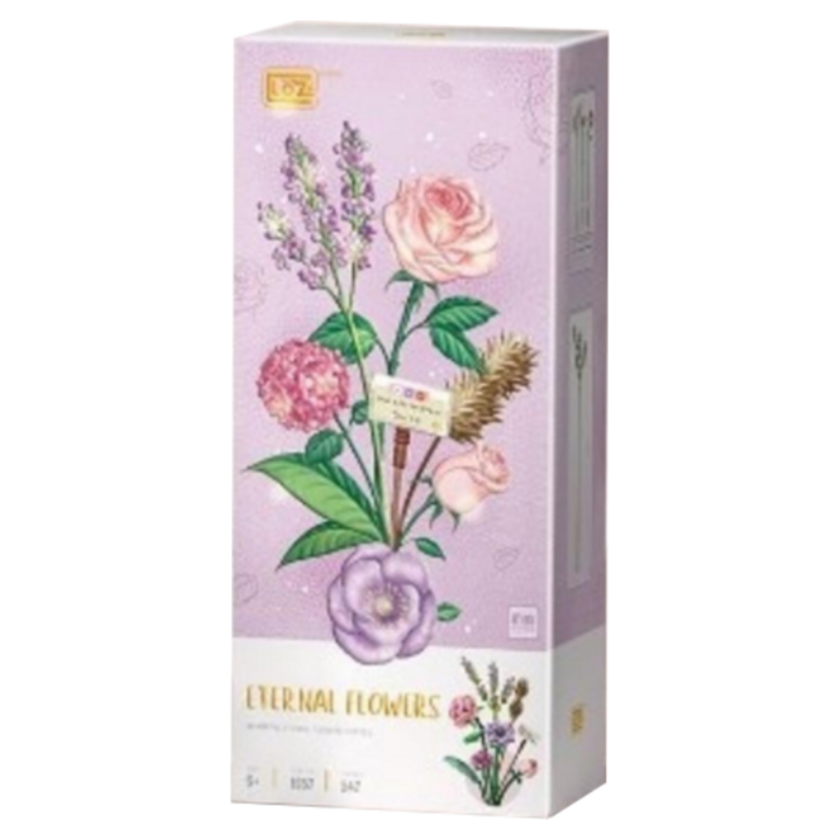 LOZ Block Sunflower Rose Saffron Hypericum Eternal flower