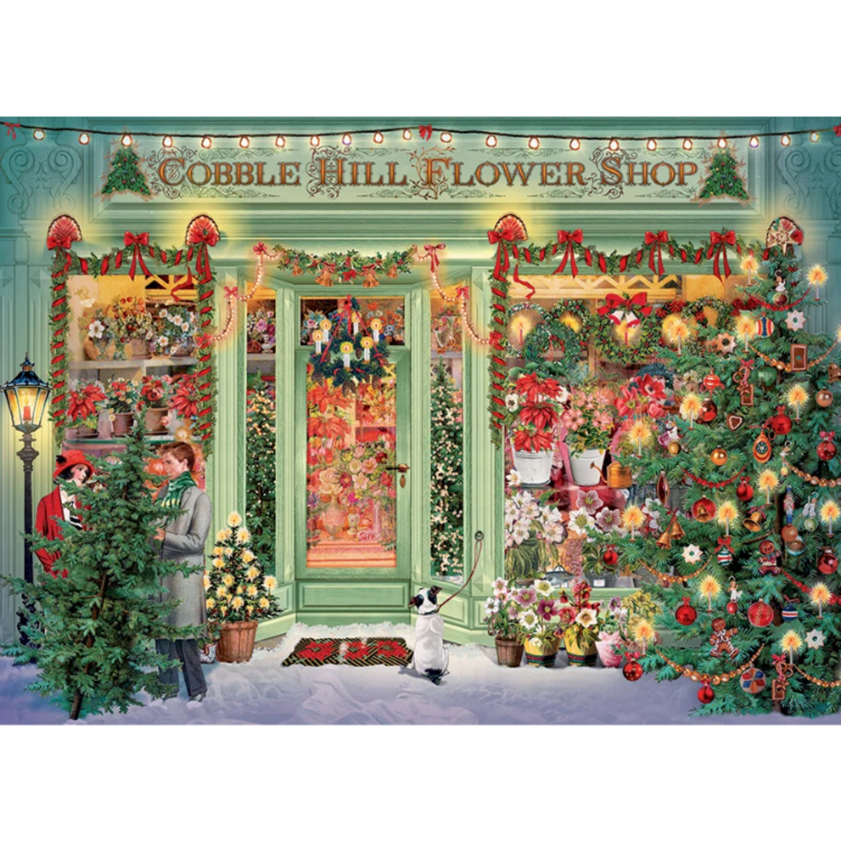 Cobble Hill Cobble Hill - 1000pcs - Christmas Flower Shop