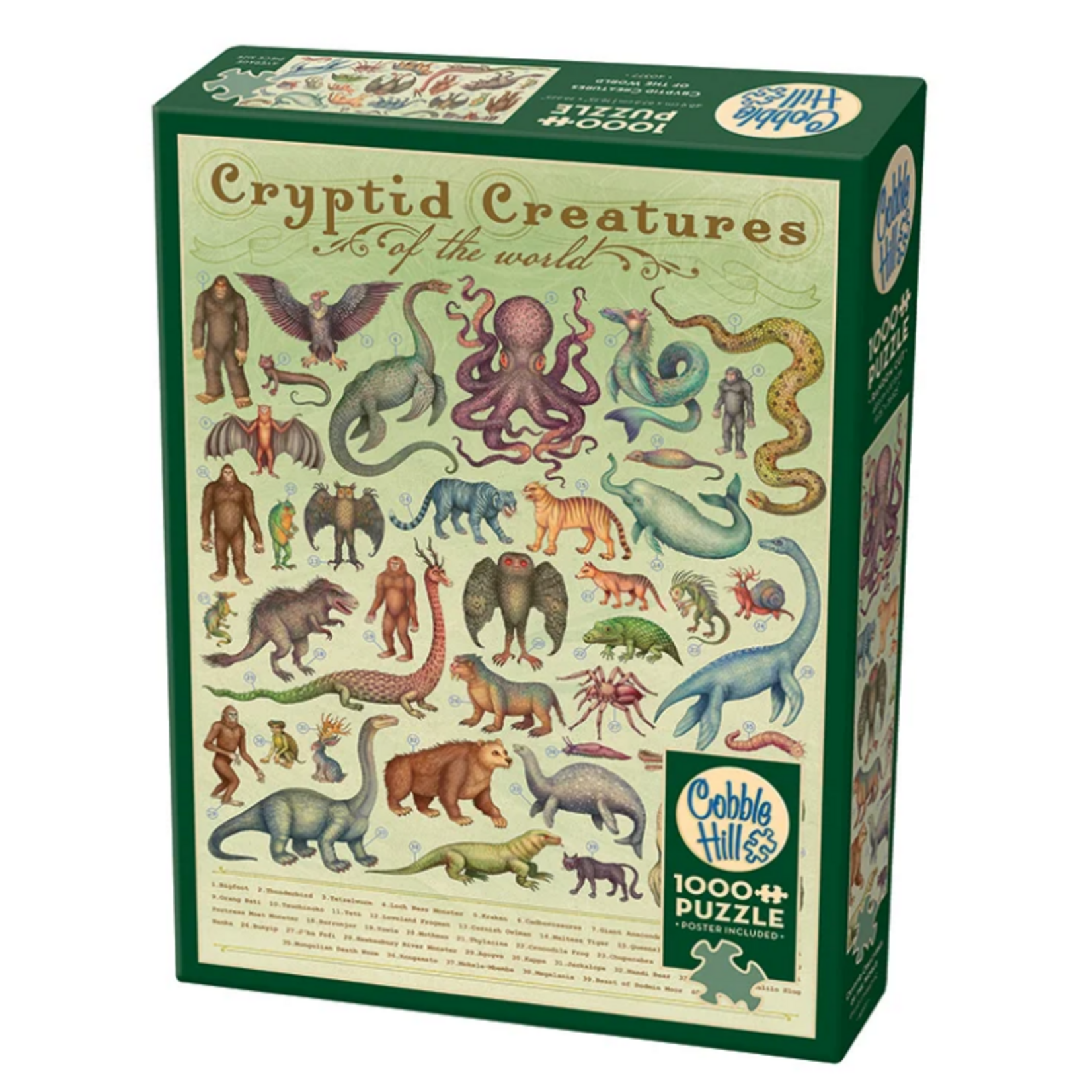Cobble Hill Cobble Hill - 1000pcs - Cryptid Creatures