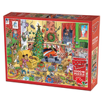 Cobble Hill Cobble Hill - 1000pcs - DoodleTown: Catching Santa