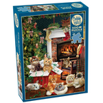 Cobble Hill Cobble Hill - 500pcs - Christmas Kittens