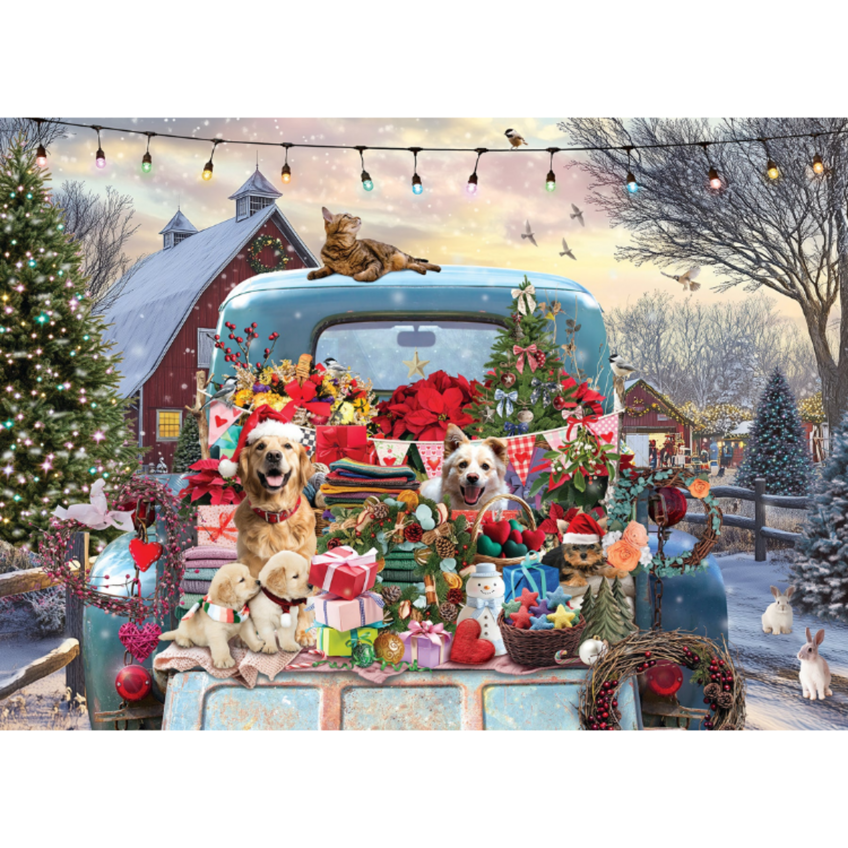Cobble Hill Cobble Hill - 500pcs - Country Truck in Winter
