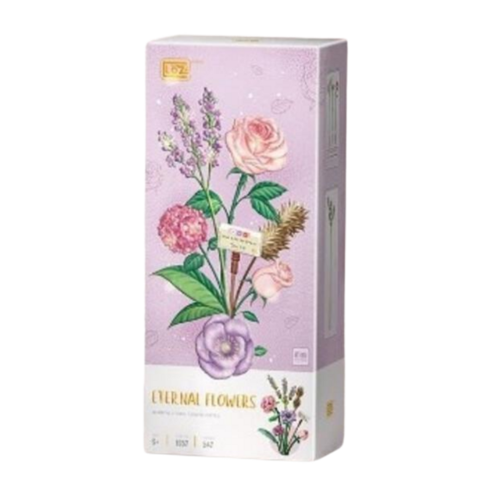 LOZ Block Rose Camellia Lavender Orchid Model Eternal Flower