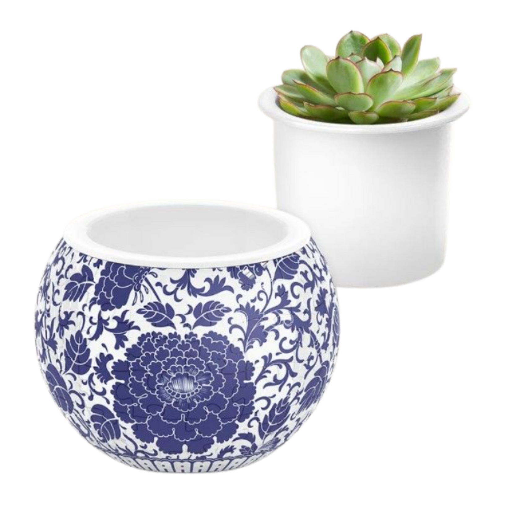 Pintoo PeaceRelax 3D Puzzle Flower Pot Oriental Floral Ornament