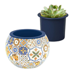 Pintoo 3D Puzzle Flower Pot Retro Tiles