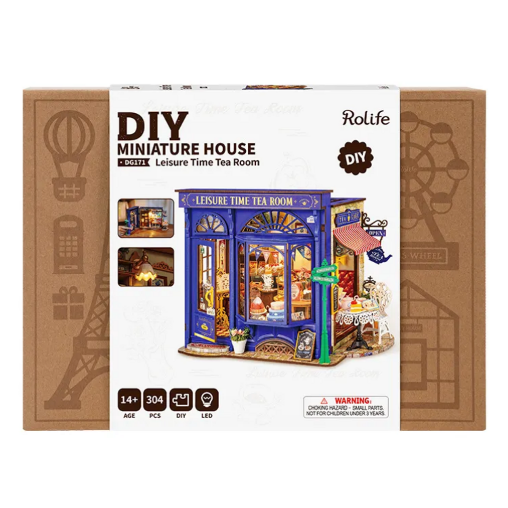 Rolife DIY House Leisure Time Tea Room