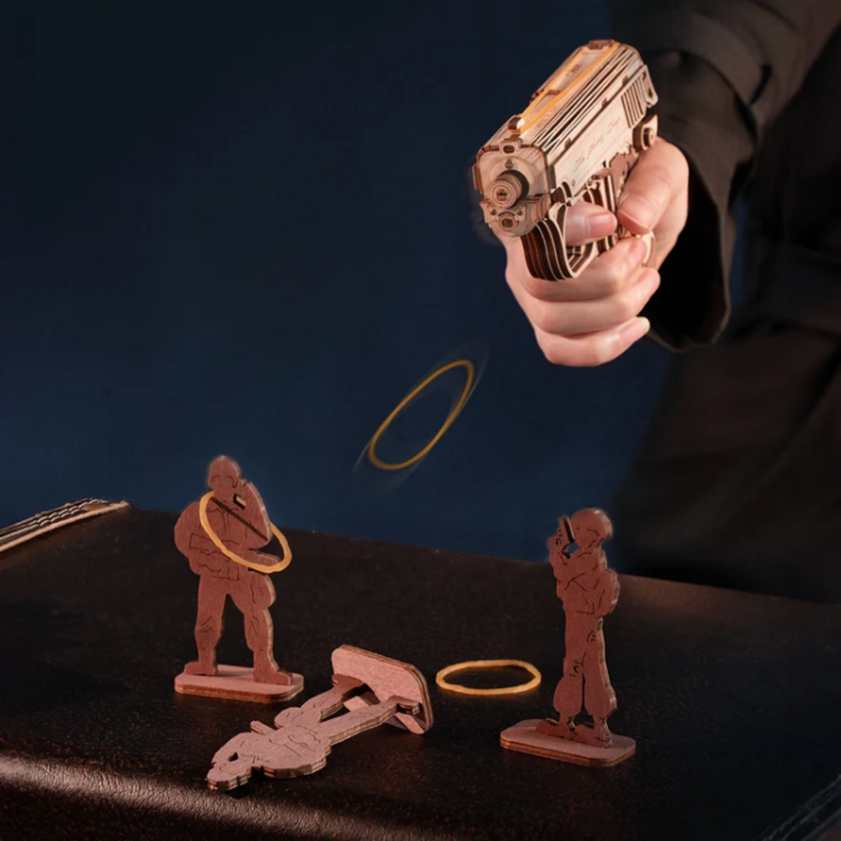 ROKR ROKR Wooden 3D Puzzle Mini Gun