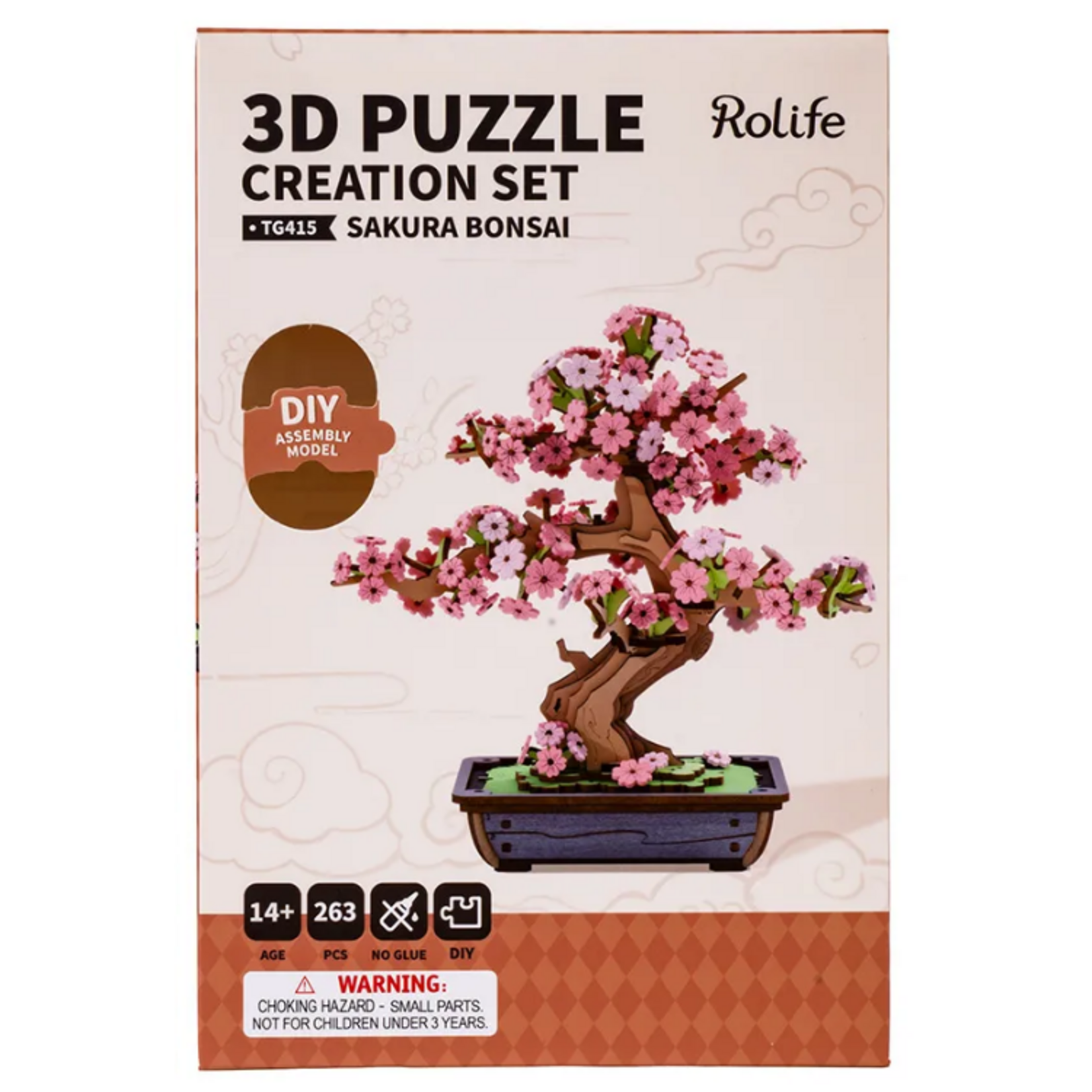 Rolife 3D Puzzle Creation Set Sakura Bonsai