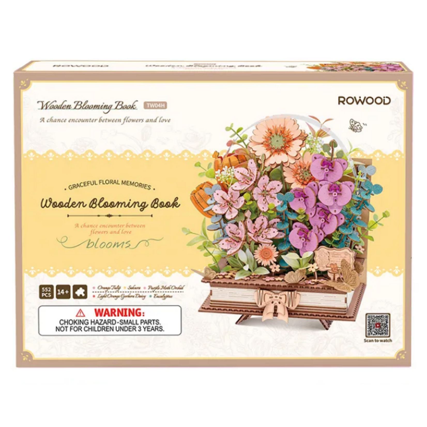 Wooden Bloom Craft Wooden Blooming Book