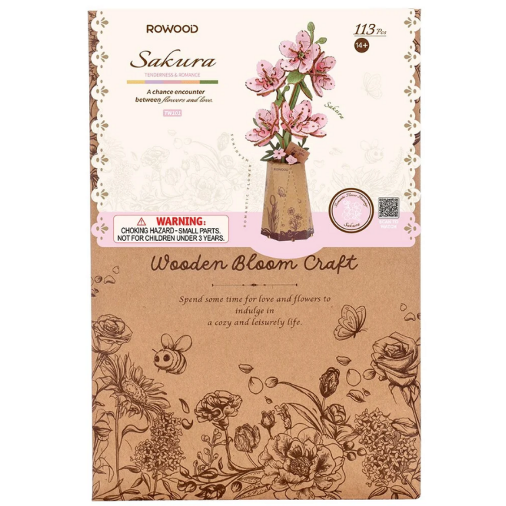 Wooden Bloom Craft Sakura