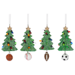 Assorted Christmas Tree Sport Ornament