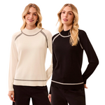 Tribal Soft Long Sleeve Mock Neck Raglan Sweater
