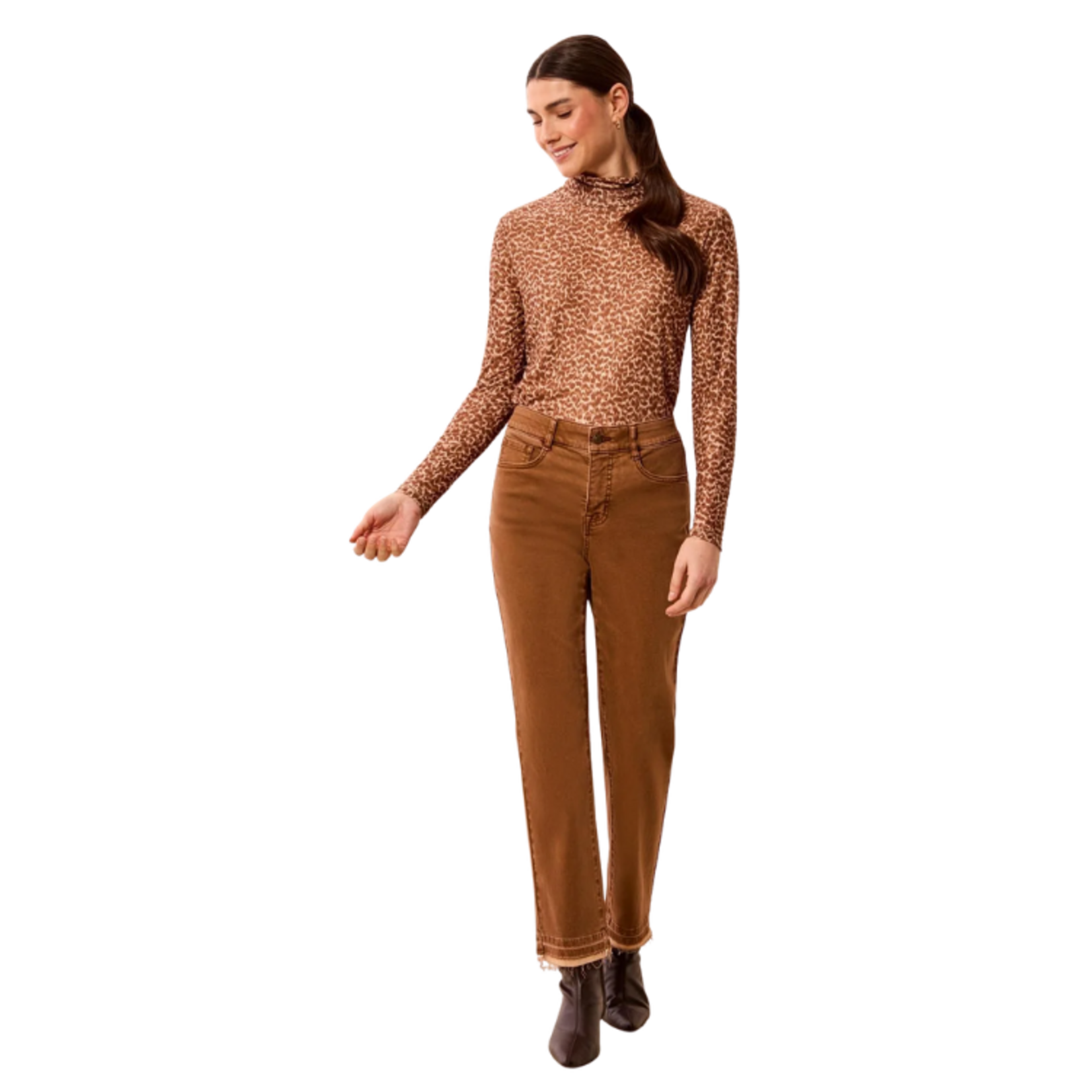 Tribal Tribal - Sophia Curvy Micro Flare Jeans
