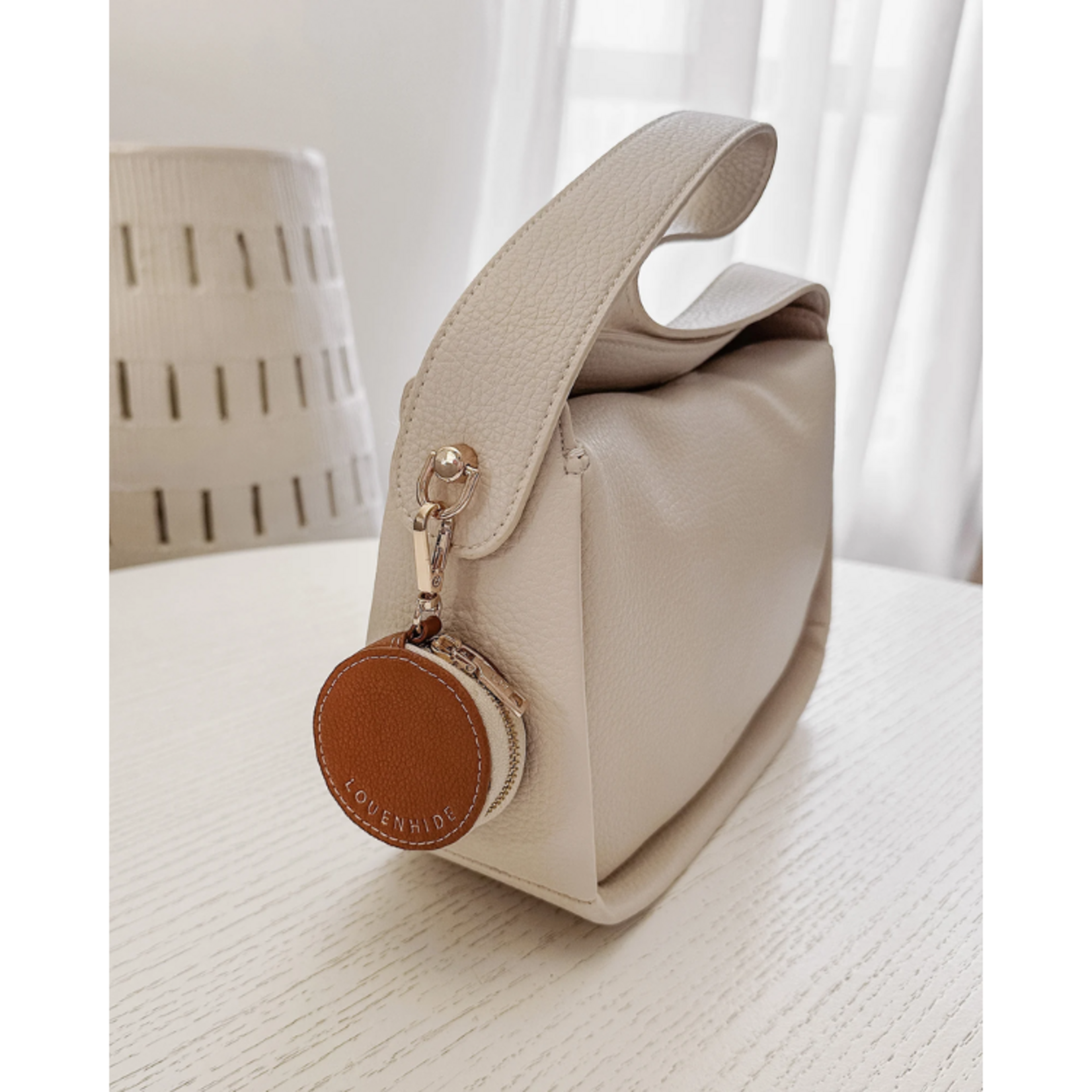 Louenhide Louenhide - Airlie Bag Charm - Tan