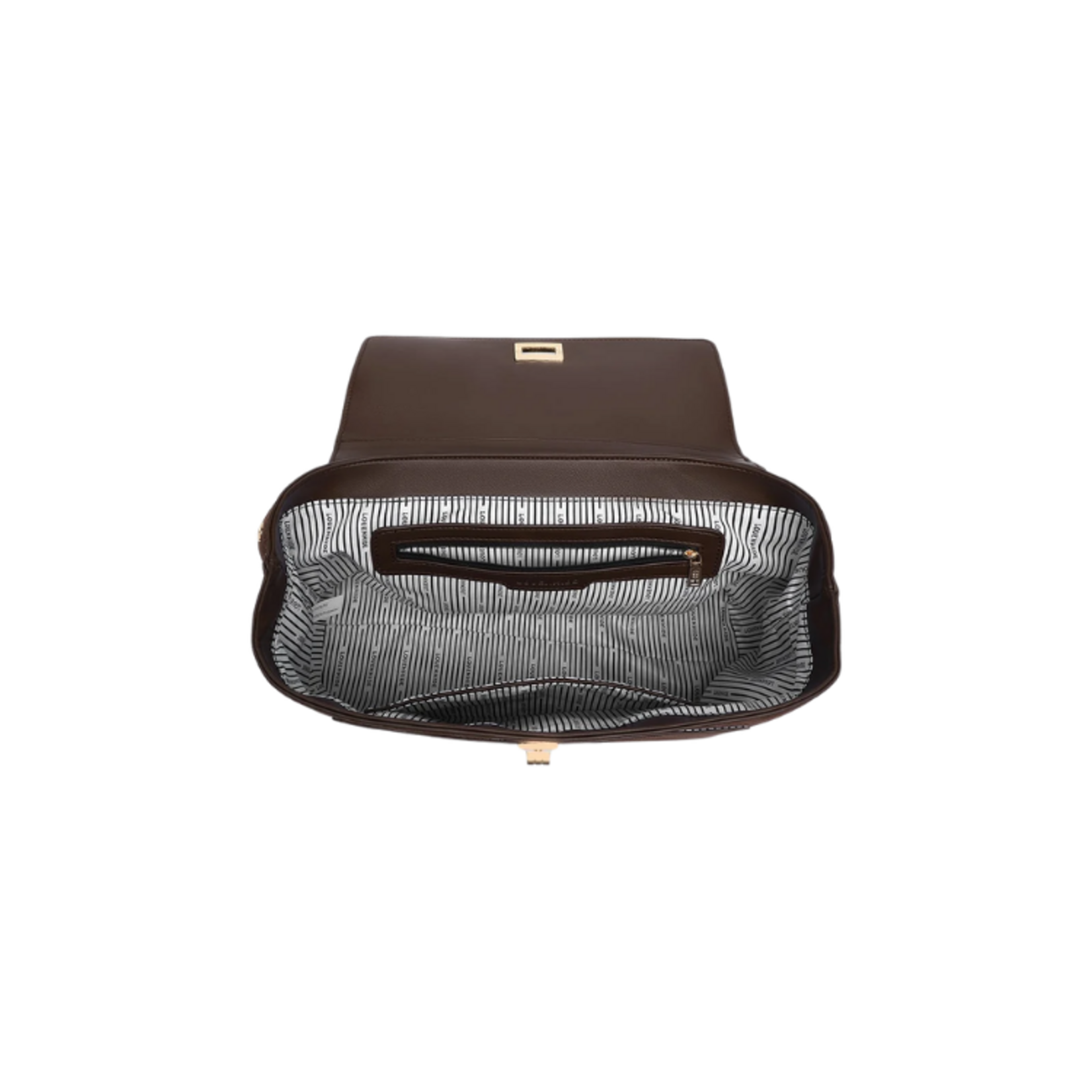 Louenhide Louenhide - Arden Suede Shoulder Bag - Chocolate