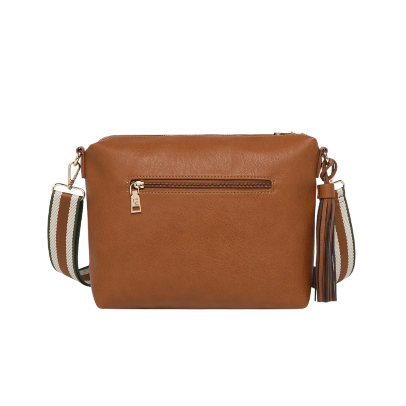 Louenhide Louenhide - Daisy Stripe Crossbody Bag - Tan