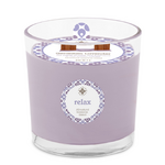 Root Candles Seeking Balance 12oz 2-Wick Spa Candle "Relax" Geranium Lavendar