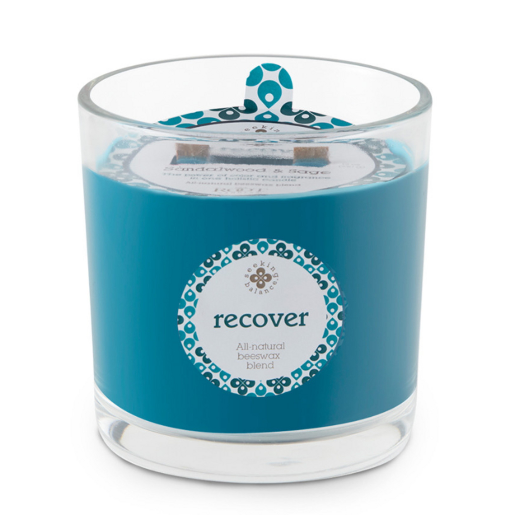 Root Candles Root Candle - Seeking Balance 12oz 2-Wick Spa Candle "Recover" Sandalwood & Sage