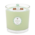 Root Candles Seeking Balance 12oz 2-Wick Spa Candle "Relieve" Eucalyptus Menthol