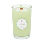 Root Candles Seeking Balance 8oz Spa Candle "Relieve" Eucalyptus Menthol
