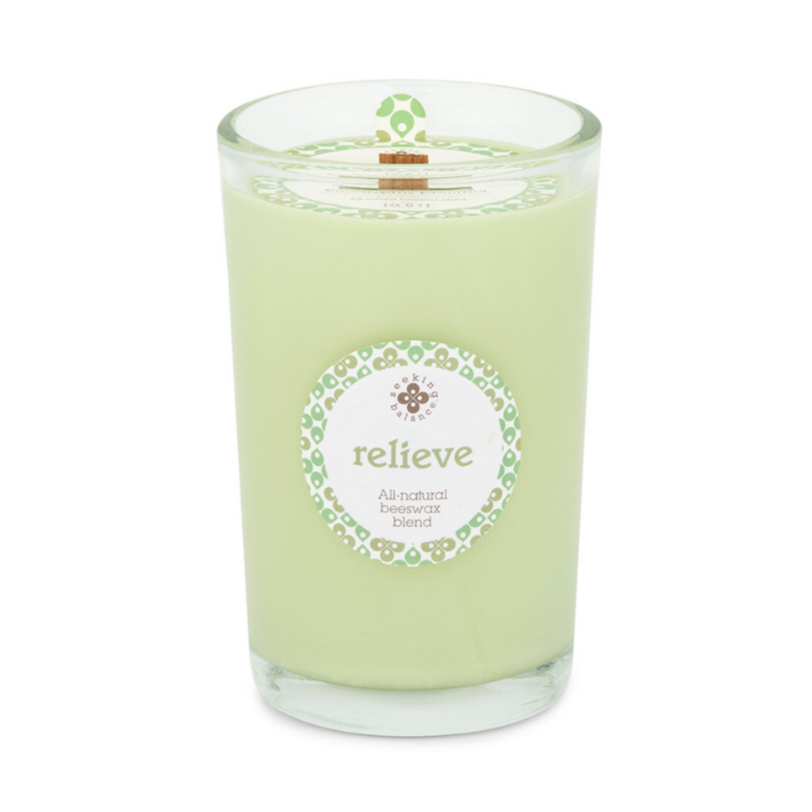 Root Candles Root Candle - Seeking Balance 8oz Spa Candle "Relieve" Eucalyptus Menthol