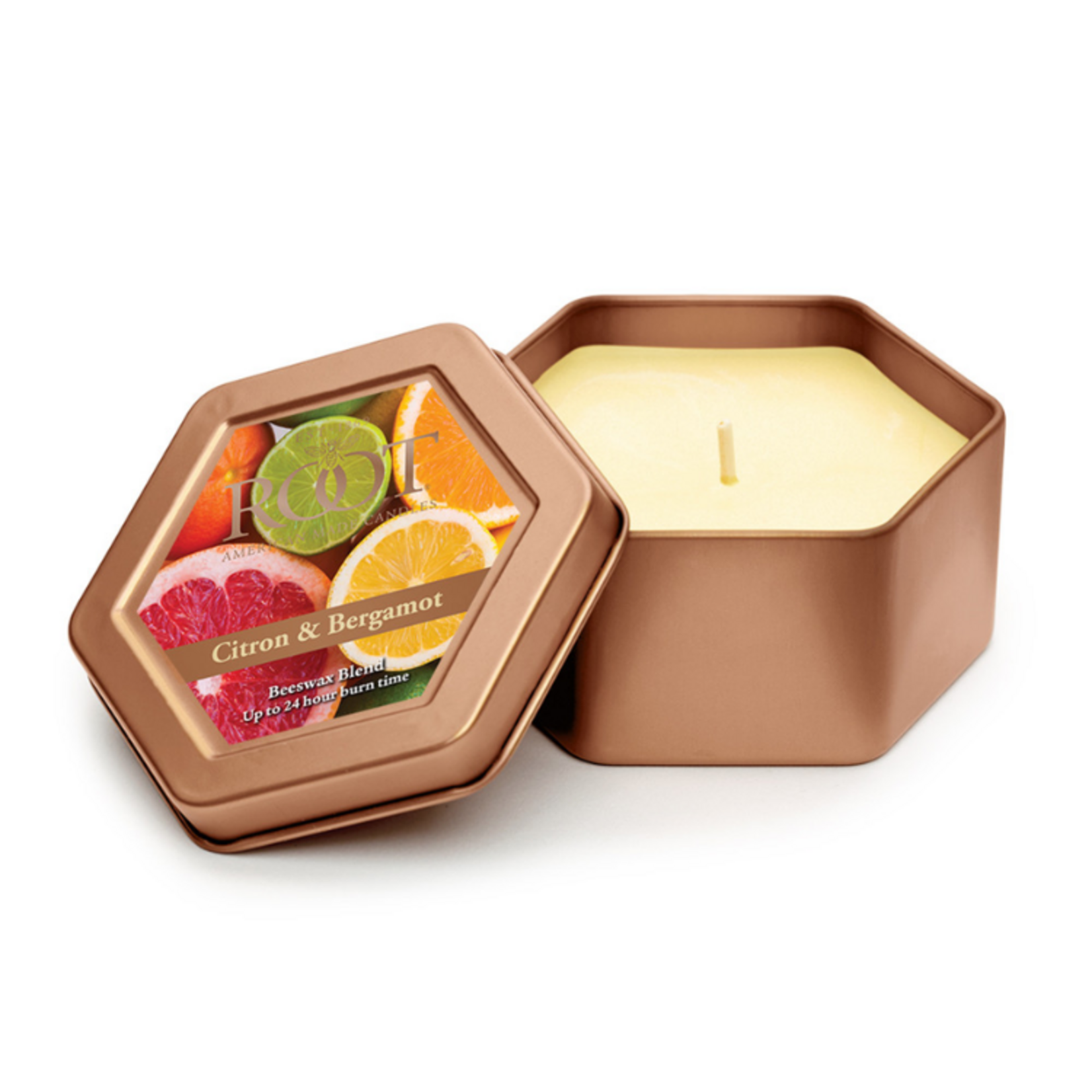 Root Candles Root Candle - Honeycomb Traveler Candle Citron & Bergamot