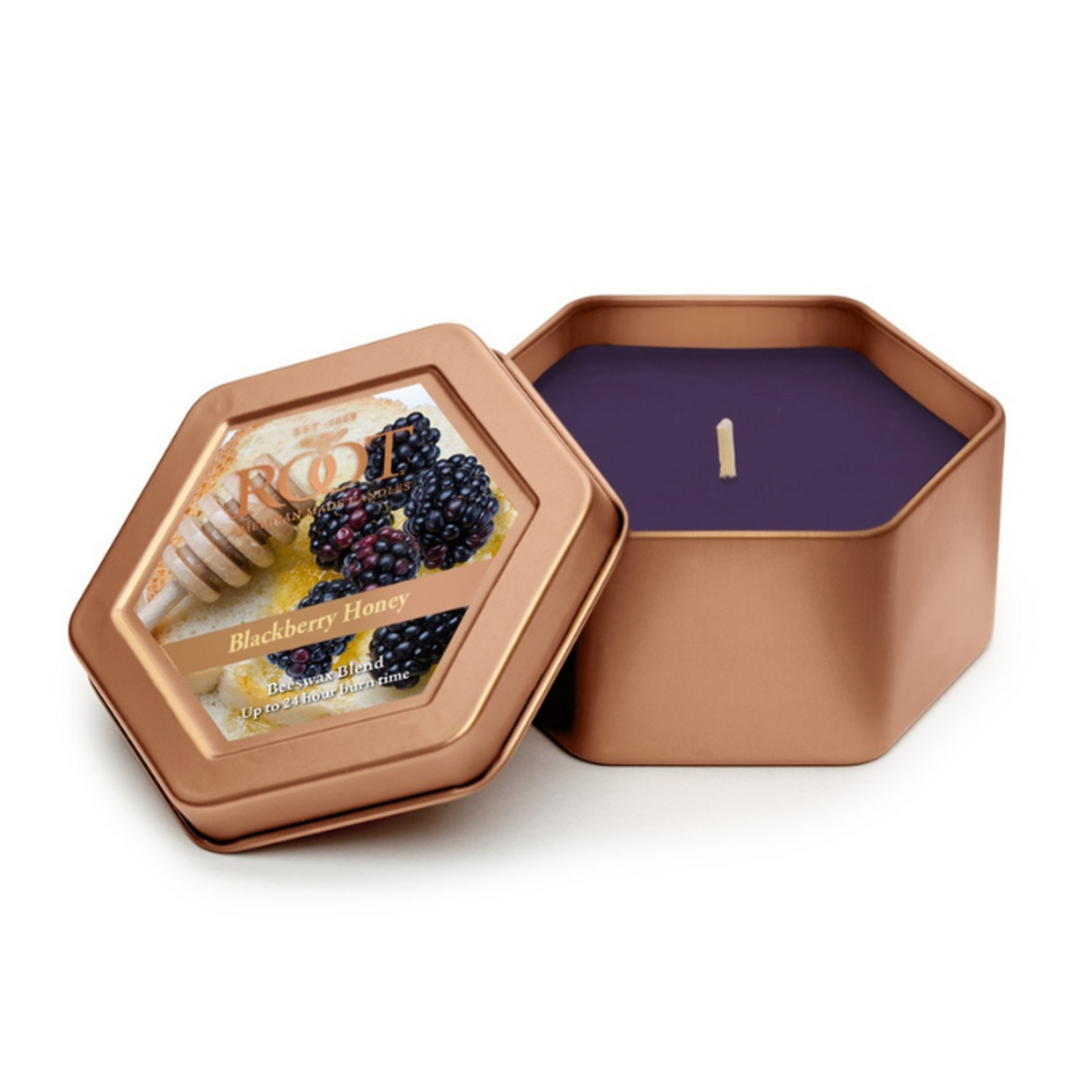 Root Candles Root Candle - Honeycomb Traveler Candle Blackberry Honey