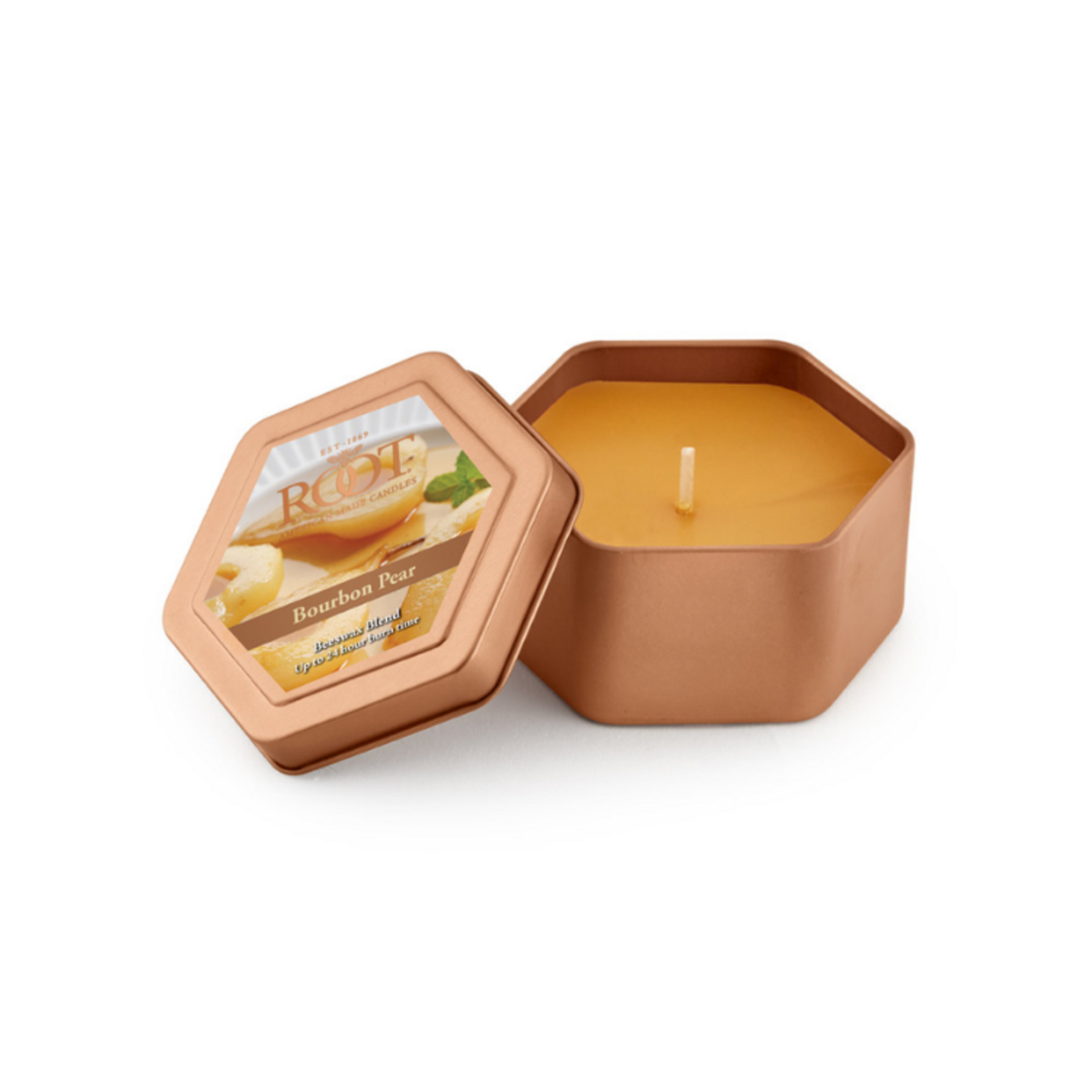 Root Candles Root Candle - Honeycomb Traveler Candle Bourbon Pear