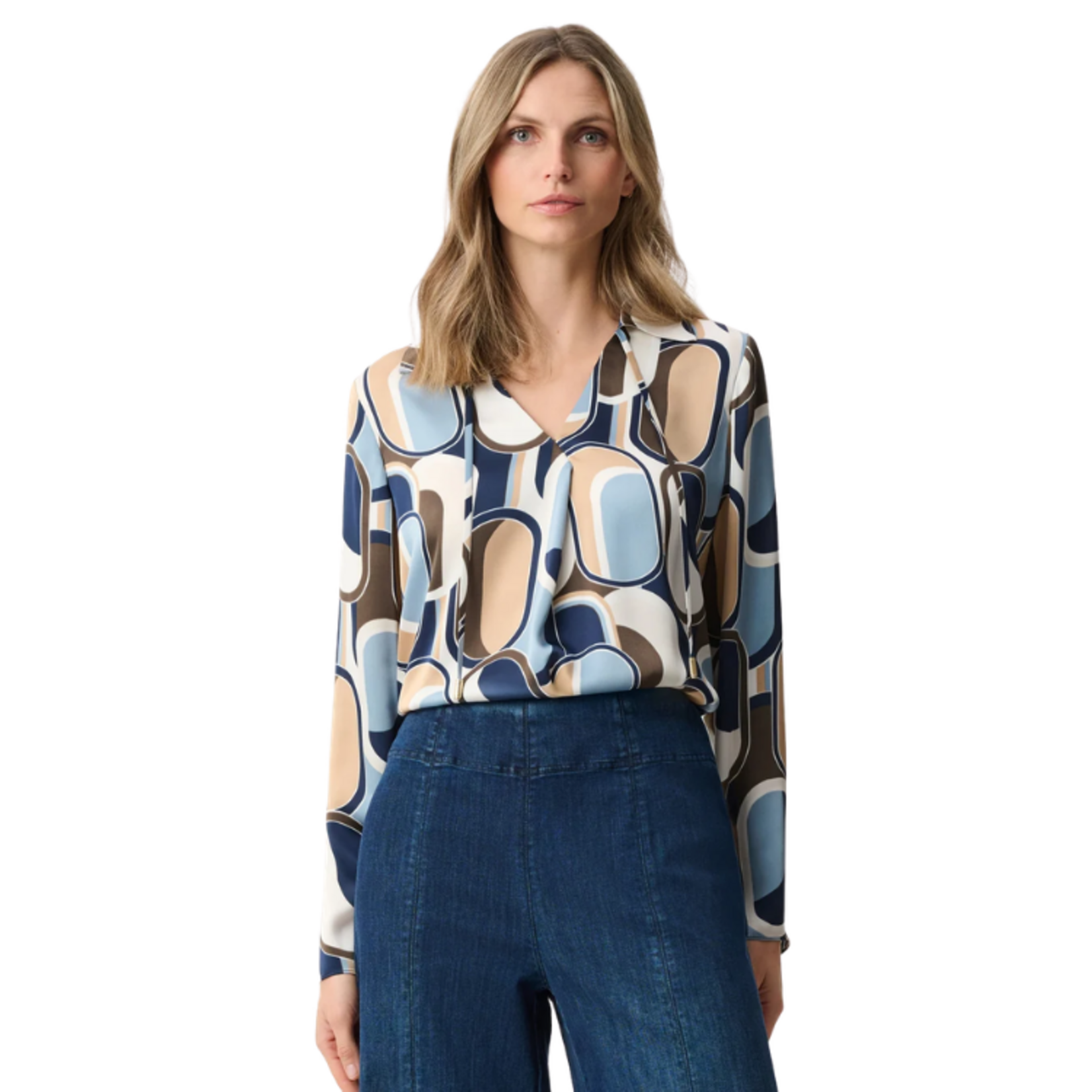Joseph Ribkoff Joseph Ribkoff - Casual Abstract Collarless Pullover