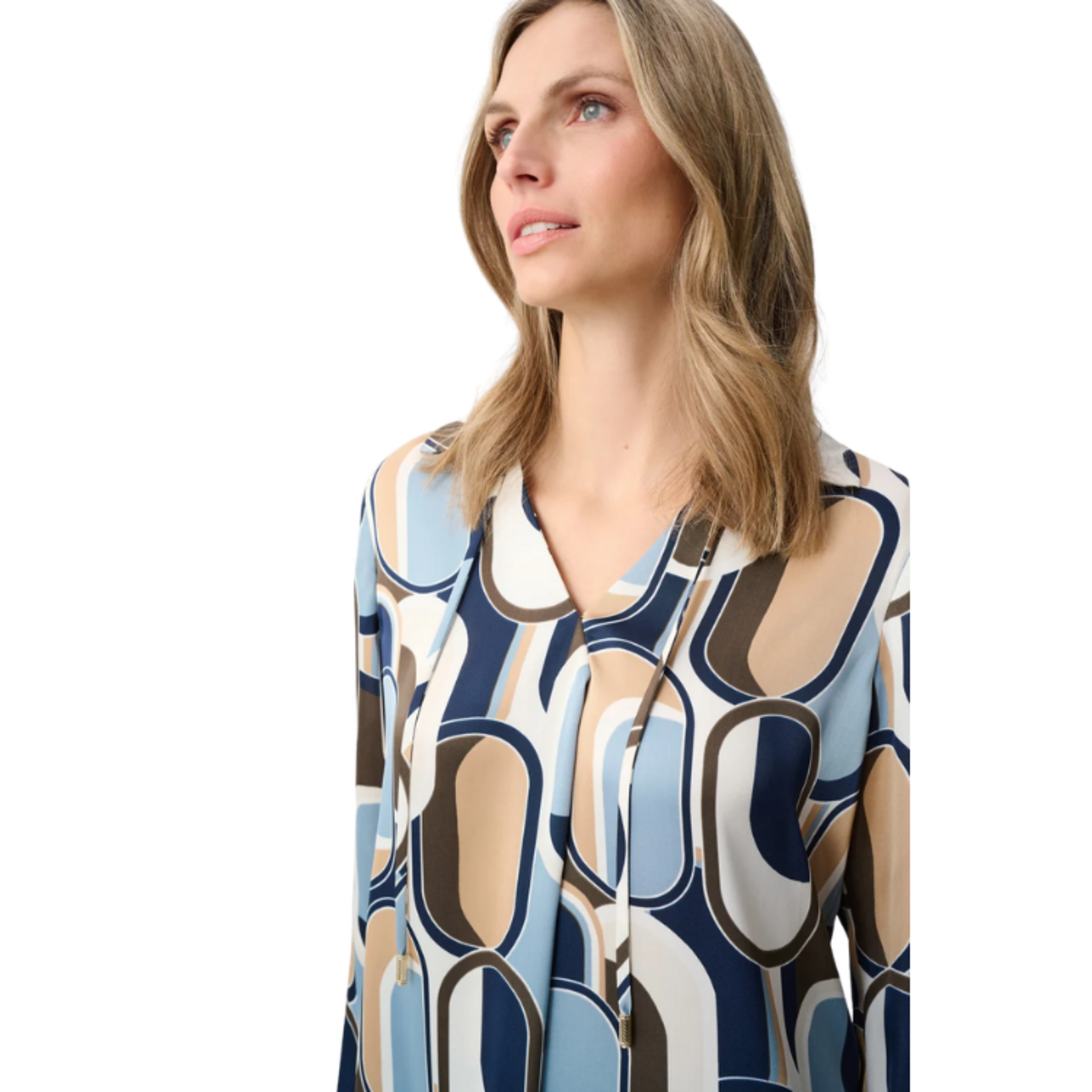 Joseph Ribkoff Joseph Ribkoff - Casual Abstract Collarless Pullover