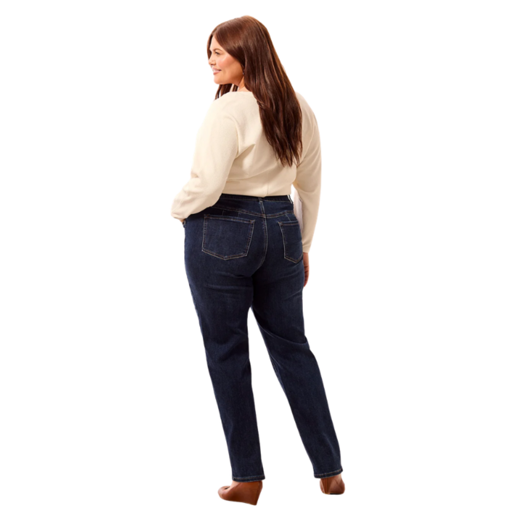 Tribal Tribal - Size Inclusive Sophia Curvy Year Round Basics Straight Leg Jeans