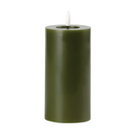 Kozie Kandle Kozie Kandle Moss Green LED Candle 3 x 6"