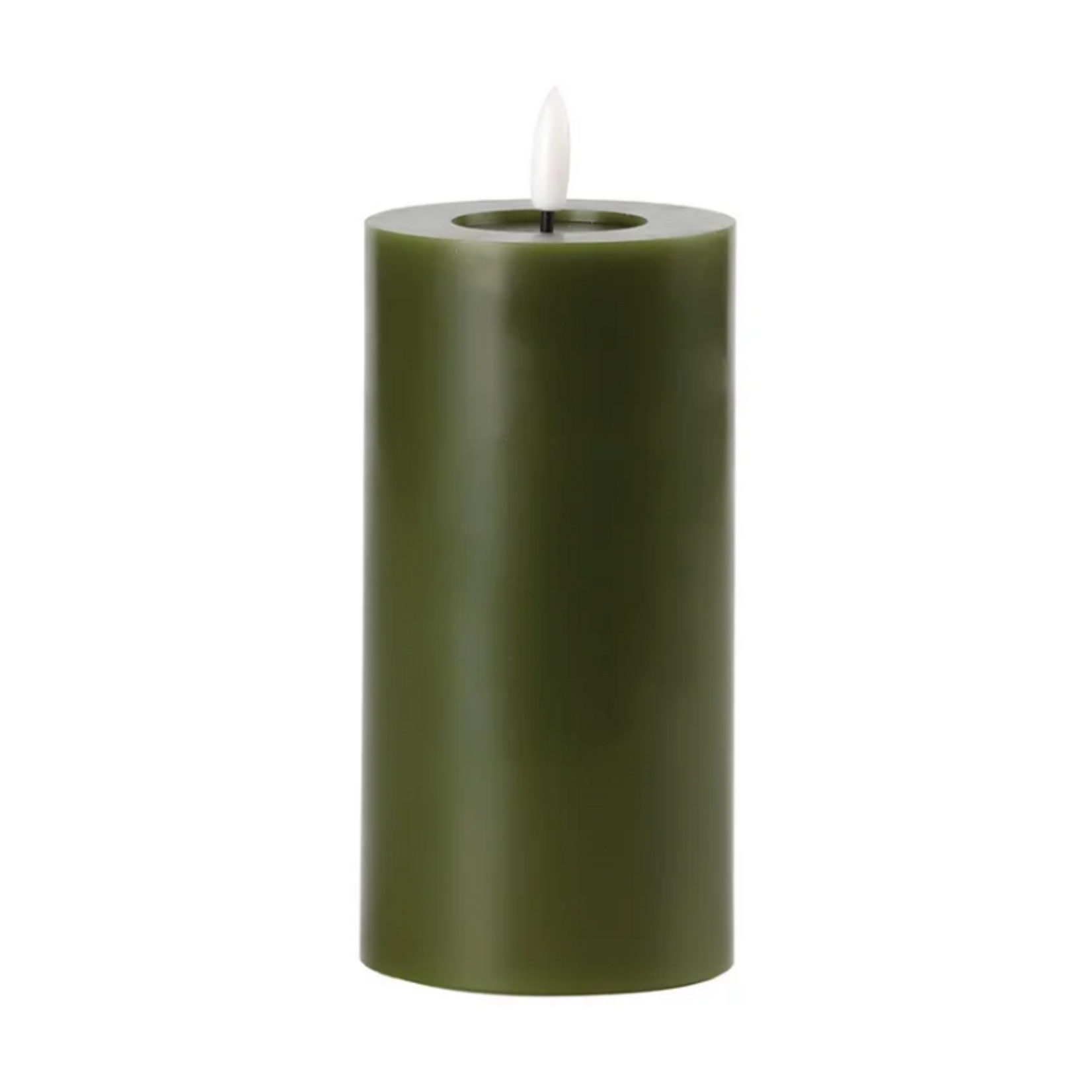 Kozie Kandle Kozie Kandle Moss Green LED Candle 3 x 6"