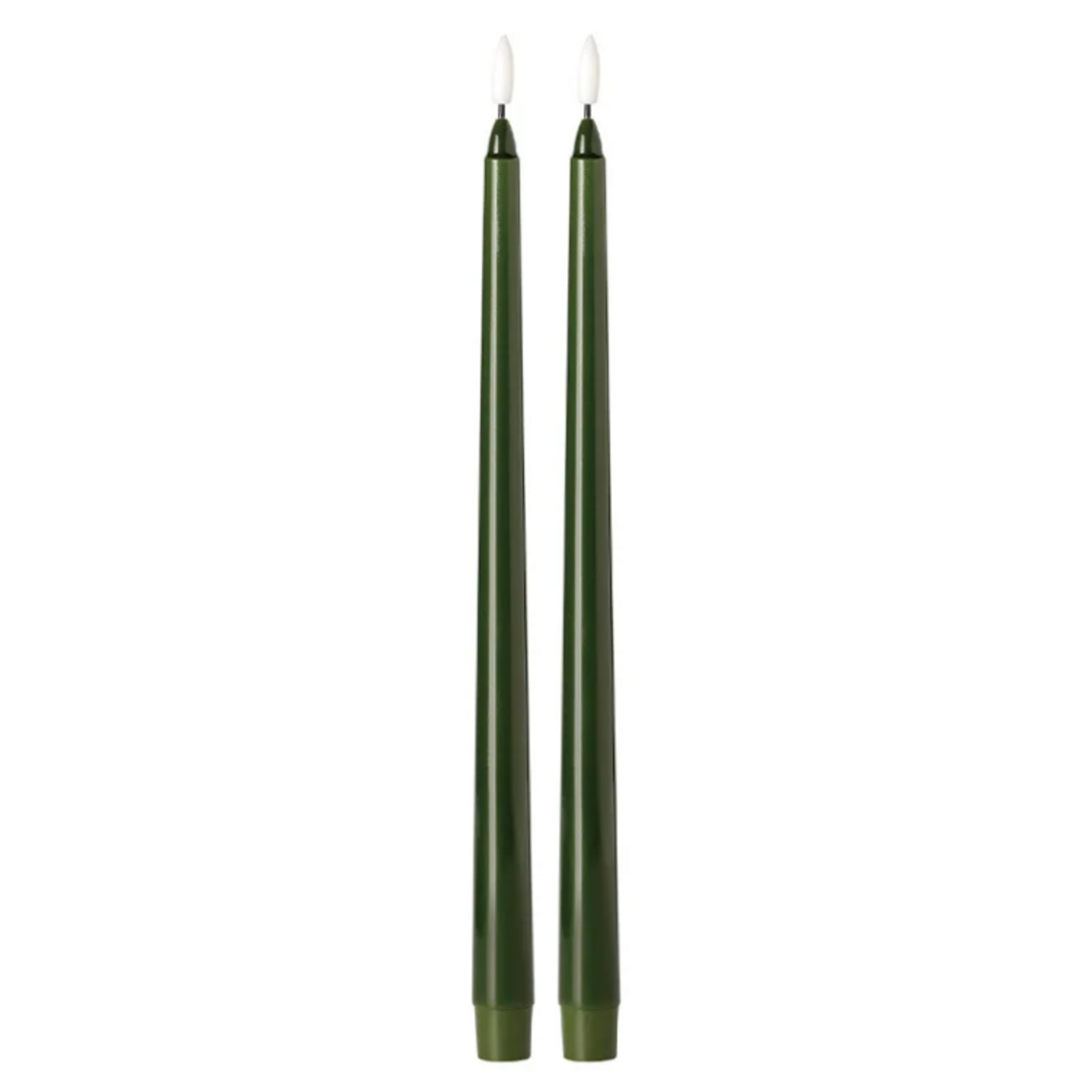 Kozie Kandle Kozie Kandle Moss Green LED Taper Candle 15"
