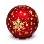 Koppers Home LED Glass Spin Ball Red LG