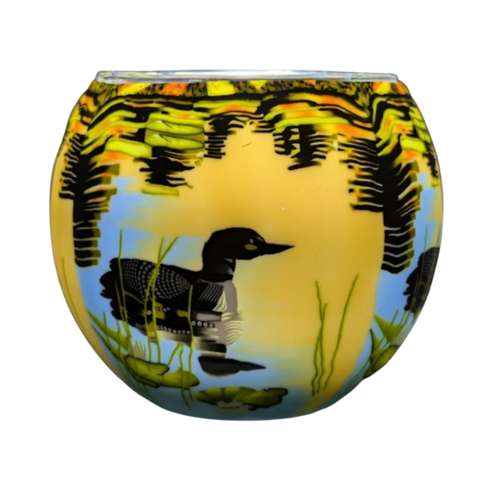 Claymaster Claymaster Light Globe - Loon on the Lake