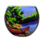 Claymaster Light Globe - Red Canoe
