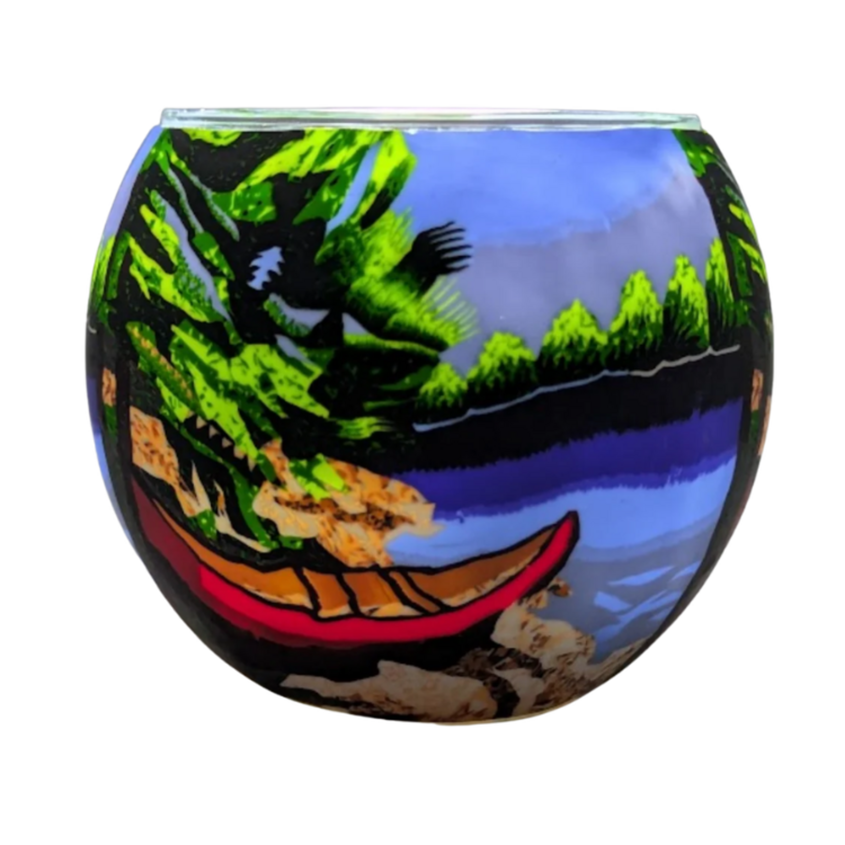 Claymaster Claymaster Light Globe - Red Canoe