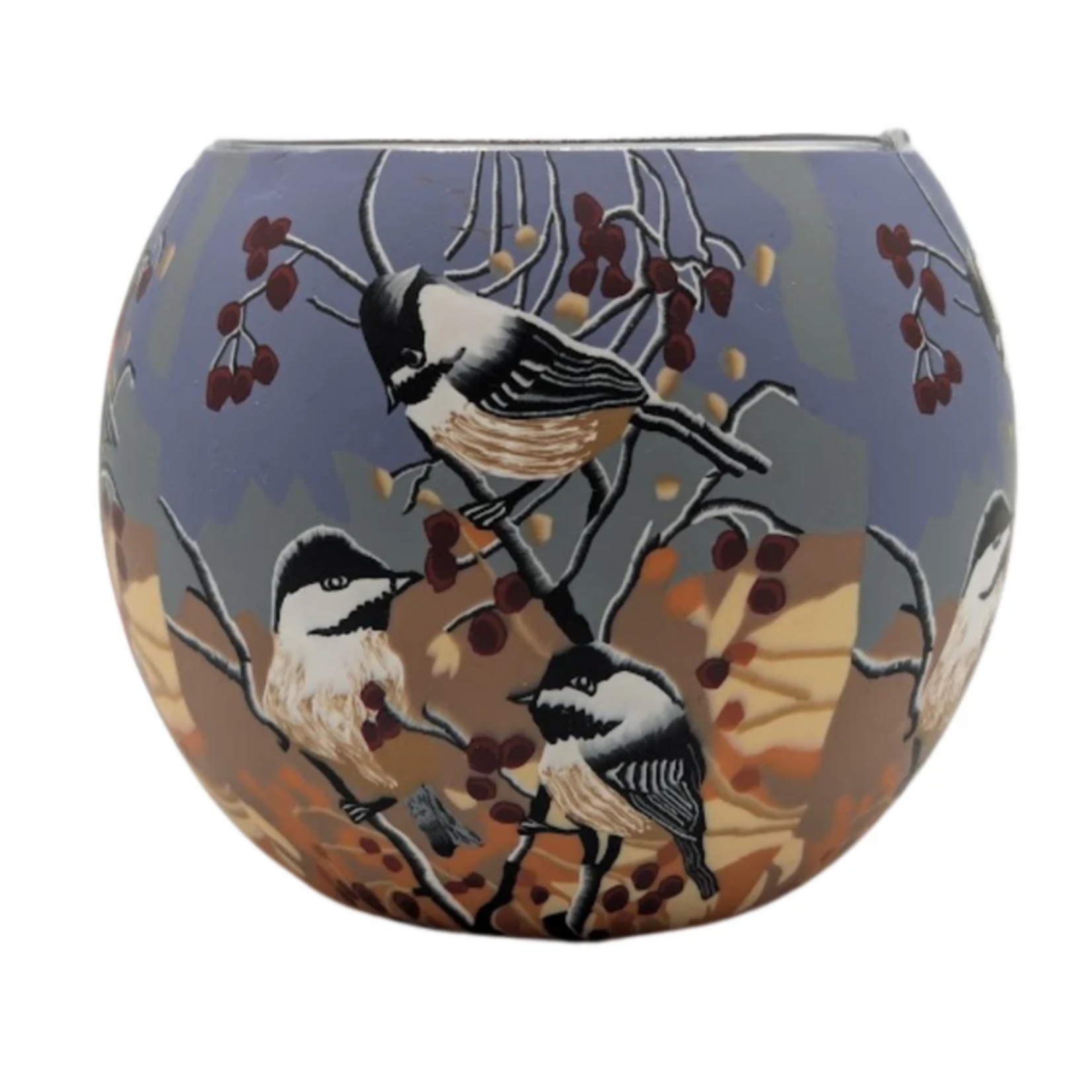 Claymaster Claymaster Light Globe - Chickadees