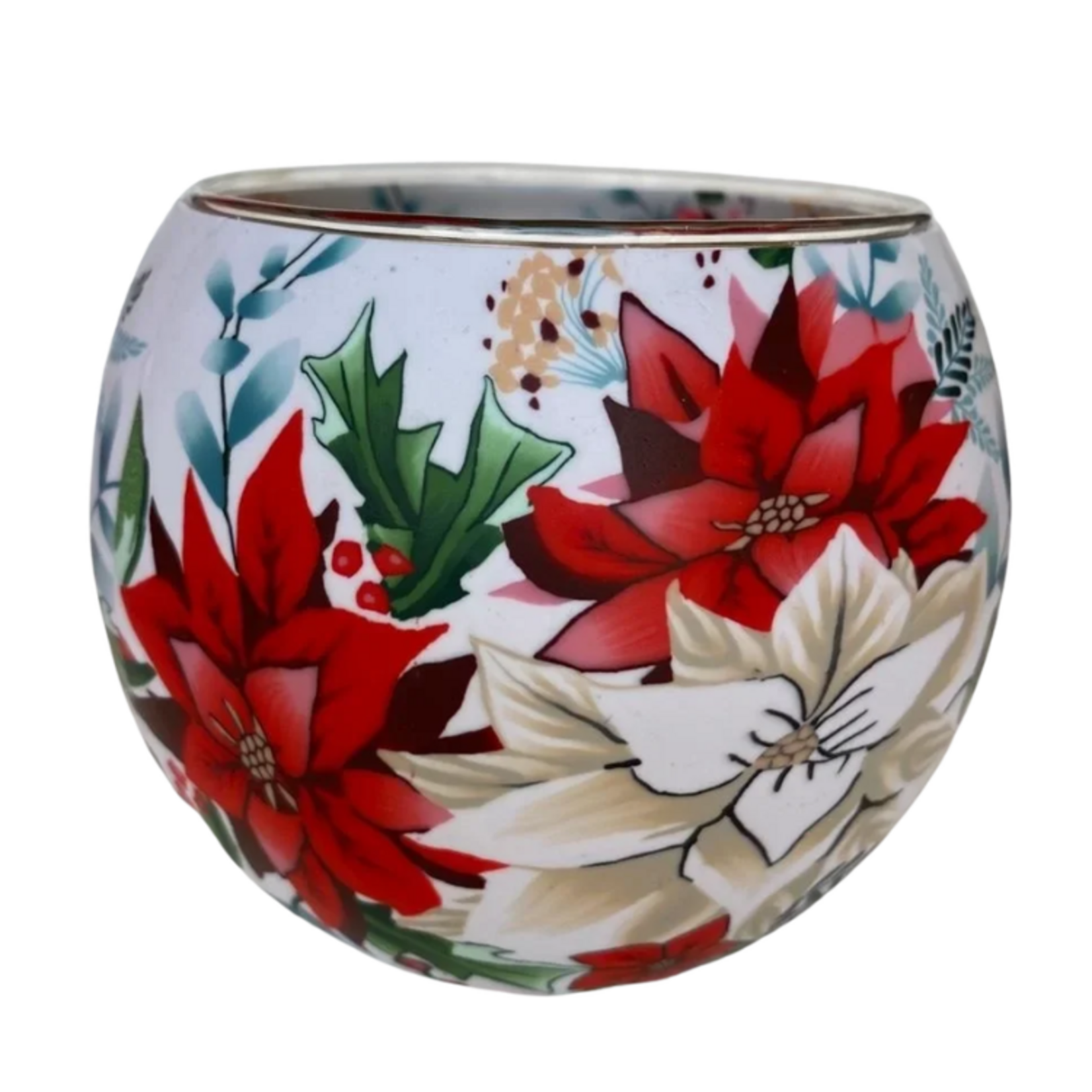 Claymaster Claymaster Light Globe - Poinsettias