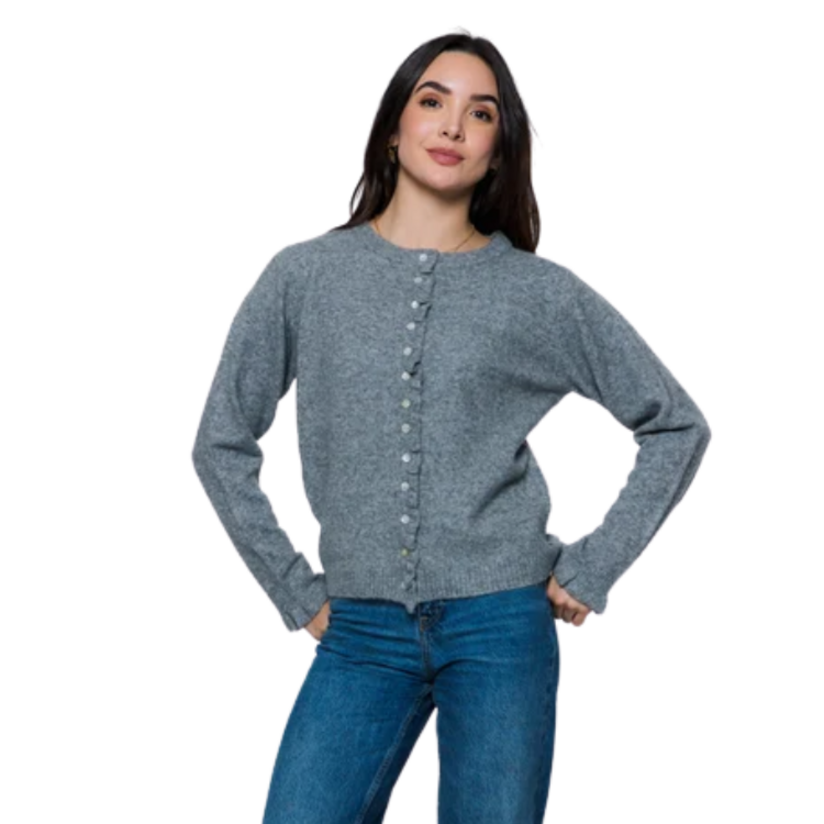 Orb Orb - Carmen Ruffle Cardigan