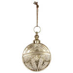 Soft Gold Hanging Ball Ornament LG